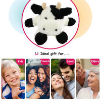 Muñeco De Peluche De Vaca Lechera De 28cm Regalo Para Niñas Animal De Peluche Adorable Color Blanco Y Negro Para Niños De Preescolar Juguete Kawaii - details 5