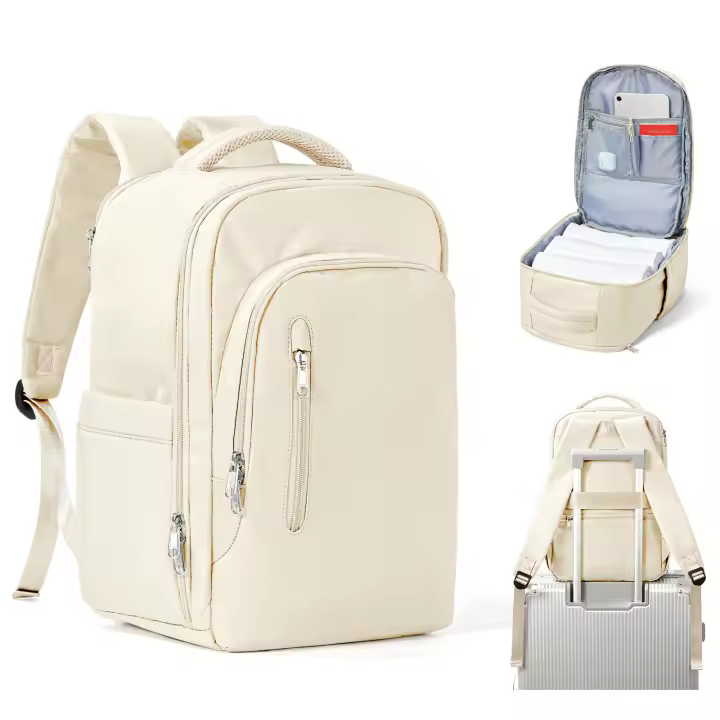 Mochila De Viaje Para Hombres Y Mujeres Impermeable Con Compartment Para Portátil Mochila De Mano Estilo Casual Para Ryanair Y Easyjet - 1