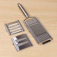 Rallador Manual De Acero Inoxidable Portátil Para Verduras Herramienta De Cocina Multifuncional Fácil De Limpieza Eco-amigable - details 0