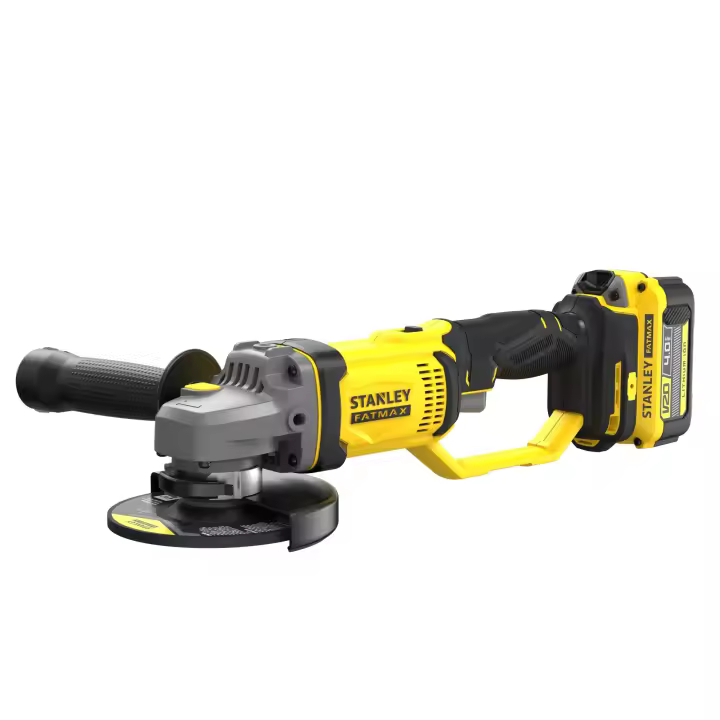 Stanley Mini-Amoladora V20 18V 125mm con 2 baterías Li-Ion 4Ah - 1