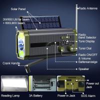Radio Solar, Radio DE LA Manivela de AM/FM, Radio Portátil DE LA Emergencia con La Batería recargable 5000 mAh, Antorcha de 3 Modos LED - details 0