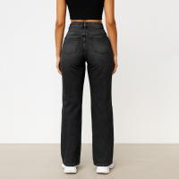 Jeans Low Rise Para Mujer Estilo Harajuku Pantalones Rectos Y Sueltos Con Bolsillos Denim Clásico De Talla Baja Moda De Calle - details 10