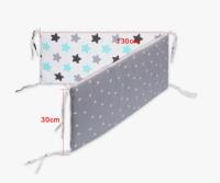 1 paquete de parachoques para Cuna de Bebe con estampado de Casita, protección para Cuna de Bebe, decoración para habitación de niños - details 1