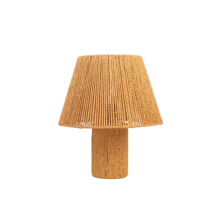 LAMPARA C/PANTALLA AMARILLA CUERDA HM843603 FIJALO - 1