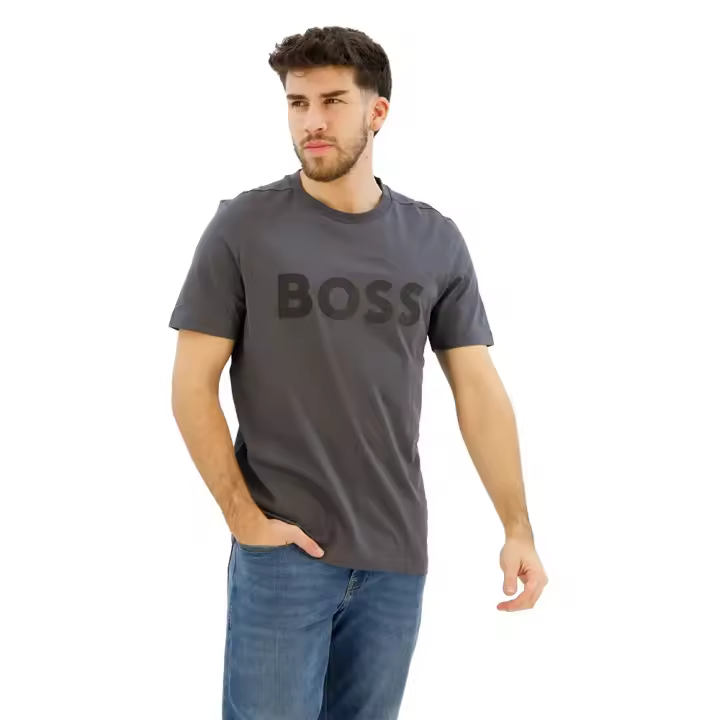 Boss Camiseta De Manga Corta Tape Logo - 1