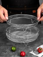 Rack De Acero Inoxidable Para Air Fryer Accesorios De Horno Y Secadora Para Cocinar Almohadillas De Hornear Y Almohadillas De Vapor Resistente Al Calor Herramientas De Cocina - details 5