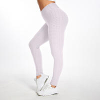 Leggings De Yoga Para Mujer Fitness Running Cintura Alta Slim Pantalones Deportivos Push up Secado Rápido Gimnasio Correr Trabajo Largo - details 41