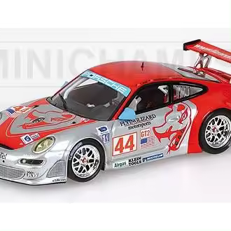 MINICHAMPS 1/43 PORSCHE 911 GT3 RSR LEY LAGARTO VUELO NEIMAN 12H SEBRING 2007 - 400076444 - 1