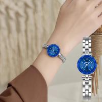 Reloj De Pulsera De Acero Inoxidable Lujoso Y Ligero Con Correa Redonda Versátil Y Casual Simple Para Hombre Y Mujer Resistente Al Agua - details 7