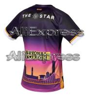 Camiseta De La Brisbane Broncos 2025 Con Mangas Cortas Para Hombres Y Mujeres Ropa Unisex Transpirable Y De Secado Rápido Estilo De Calle Motociclista - details 7