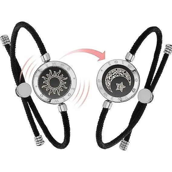 Pulsera de Amor a Distancia Vibración y Luz para Parejas Joyería de Sol y Relojes - 1