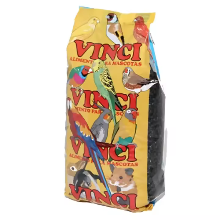 Vinci, Negrillo para Canarios, Jilgueros y Otras Aves Similares, 1kg, 4kg, 20kg, 25kg - 1