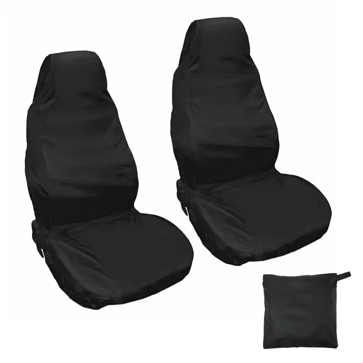Cubiertas De Asiento De Coche Universales 2Pcs Impermeables Y Transpirables Protector De Polvo Y Suciedad Para Todas Las Estaciones - 1