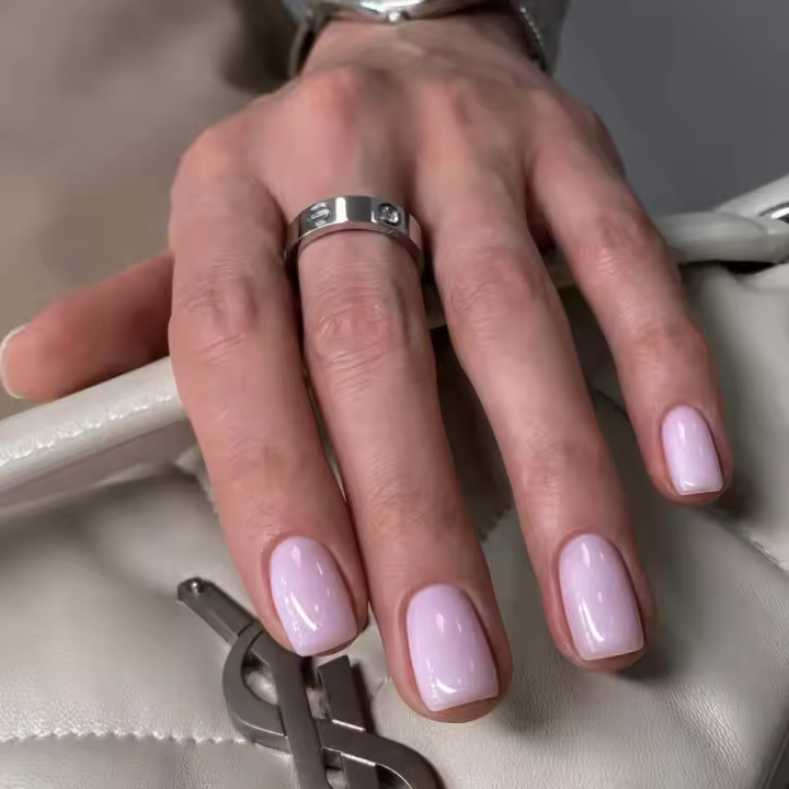 24p Uñas Postizas Cortas De Color Sólido Diseño Elegante Falsas Uñas Artificiales Full Coverage Desmontables Uñas Press on Acrílicas Para Mujeres Y Profesionales - 1