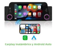 Reproductor Multimedia Para Coche 1Din Pantalla Táctil De 5 Pulgadas Navegación Display Carplay Y Android Auto Soporte De Entrada De Retroceso Universal - details 0