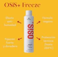 Schwarzkopf OSiS FREEZE Spray Fijación Fuerte 500 ml. Laca de fijación fuerte y duradera. - details 0