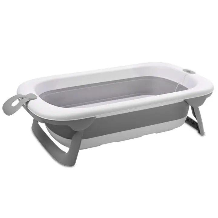 LORELLI Bañera Plegable 83 cm con Termómetro y Tapón DINO de Lorelli - 1