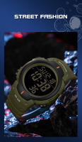 Reloj Militar De Moda Para Hombre SANDA Resistente Al Agua Deportivo Al Aire Libre Reloj Digital LED De Pulsera Con Luz Trasera Resistente Al Shock - details 12