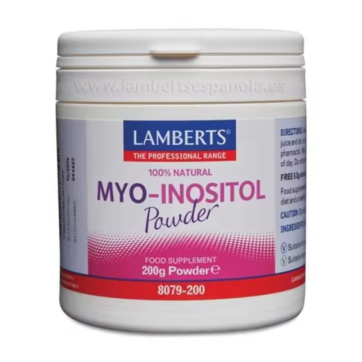 Lamberts Myo Inositol En Polvo 100% Natural - 200gr Polvo - 1