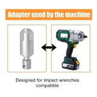 Adaptador De 1PC Para Convertir Llave De Impacto a Martillo Eléctrico Convierte a SDS-Plus/Interfaz Cuadrada Cabezas De Conversión - details 5