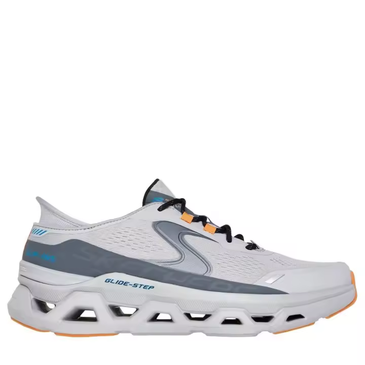 Cómoda  Deportiva hombre Skechers SLIP-INS GLIDE STEP ALTUS en malla Stretch Fit® gris Plantilla Air-Cooled Memory Foam® Diseño talón Comfort Pillow cálzate sin manos Altura Tacón bajo (1-3 cm) Referencia 232921-GYCC - 1