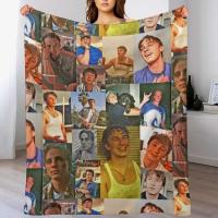 Manta De Lujo Rafe Cameron Plush Estrella Drew Tourista Pesada Coral Fleece Poliéster Para Adultos Estilo Moderno Para Viaje Picnic Hotel Avión - details 4