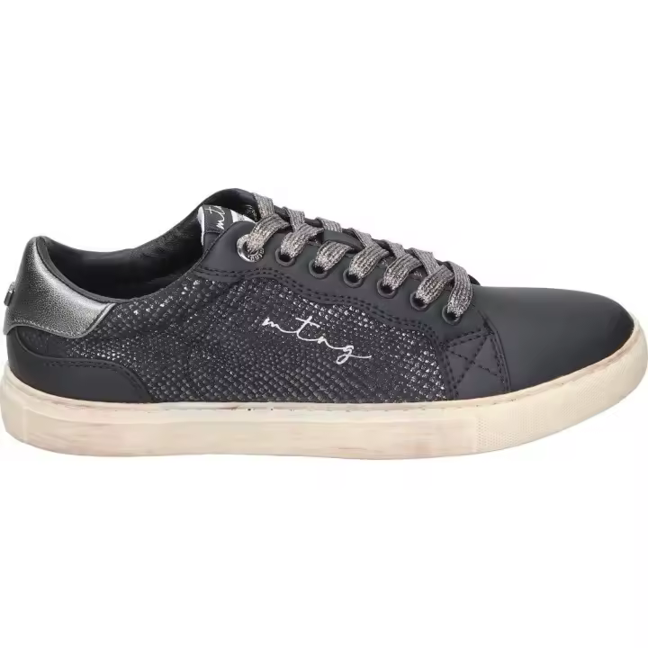 MTNG | Zapatillas Bajas Mustang Susan para Mujer – Deportiva en Color Negro – Sneaker con Cordones – Estilo Casual – Versátiles – Cómodas y Ligeras – Tendencia – Modelo 60406 - 1
