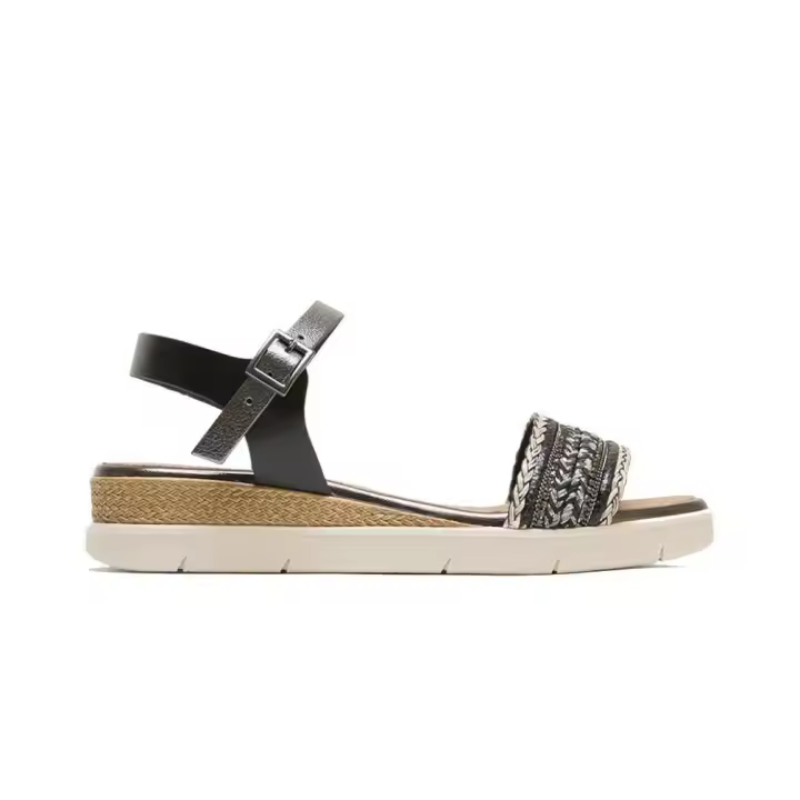 Porronet 3148 Sandalias planas Clara para mujer en negro de piel - 1