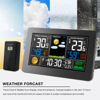 Estación Meteorológica Inalámbrica Con Sensor Pantalla Táctil Colorida Thermómetro Y Higrómetro Alarme Y Calendario - details 14