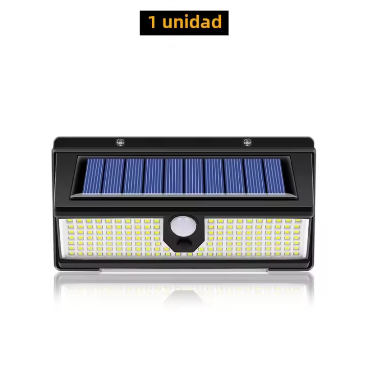 Lámpara Solar LED Para Decoración De Jardín Con 190 Luces Modos De Trabajo 4 IP65 Impermeable Sensor De Movimiento 5V ABS - 1