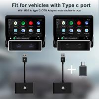 Adaptador De CarPlay Inalámbrico Para Android/Apple Con Cable a Inalámbrico Dongle Plug And Play Conexión USB Adaptador De Auto Universal - details 0