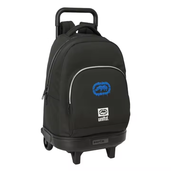 Mochila Grande Con Ruedas Compact Extraible Ecko Unltd. "Worldwide" 33X45X22Cm (Safta 612544918) - 1