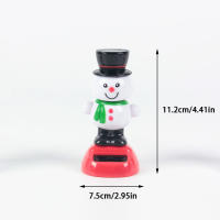 Nueva Llegada Adorno De Navidad Para Coche Muñeca Bobo Solar Creativa Decoración De Interiores Suministro Para Coche Adorno De Modelado De Navidad - details 1
