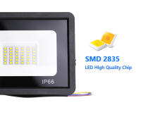 Lámpara De Inundación LED IP66 Impermeable 10W 20W 30W 50W 100W AC 220V Con Reflectores Para Calles Y Jardines Luz Exterior Moderna De Aluminio - details 7