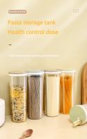 Contenedor De Alimentos Secos Transparente Plástico PP Para Cocina Nevera Granos Multicolor Caja De Fideos Sellado Juego De Botellas Canastillas - details 10