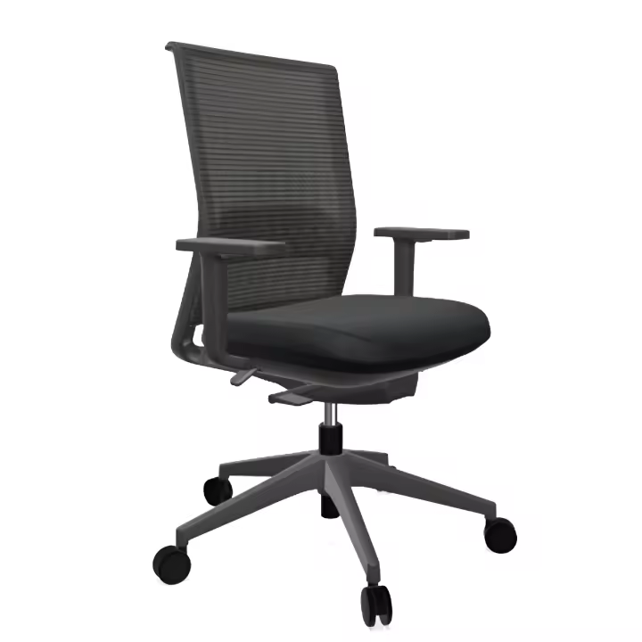 Silla Ergonómica Giratoria Malla Negra Stay 30 de Actiu - 1
