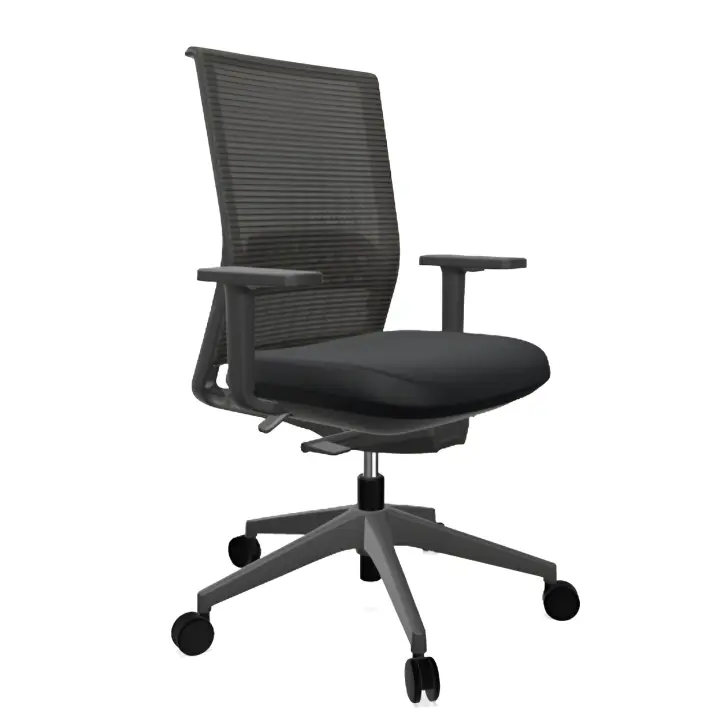 Silla Ergonómica Giratoria Malla Negra Stay 30 de Actiu - 1