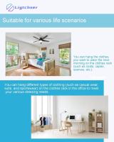 Portable Travel Garment Rack,Folding Clothes Rack for Dance,Travel,Camping, Drying,RV, Indoor,Outdoor. - details 2