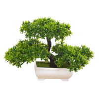 Arbol Bonsai Artificial De Pino Japonés Para Decoración De Escritorio Centro De Mesa Baño Sala De Estar Dormitorio Estilo Rústico Farmhouse - details 4
