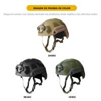 Casco Táctico De Dos Capas Alta Corte Con Tapa De Ajuste Rápido Y Knob Velcro Para Ciclismo Y Protección Esportiva Equipamiento Unisex Tamaño 52-62cm - details 1