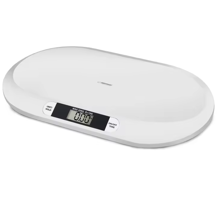 Báscula Digital para Bebé Balanza Recién Nacido con Pantalla LCD para Mascotas y Bebés Hasta 20kg. - 1