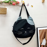 Nueva Bandolera Ligera De Gran Capacidad Moda Casual Para Mujer Estilo De Calle Mini Tote Con Cierre De Cremallera Material Nylon Con Estampado Animal - details 3