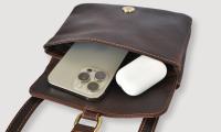 Mini Bolso Retro de Cuero Genuino – IULIUS - details 2