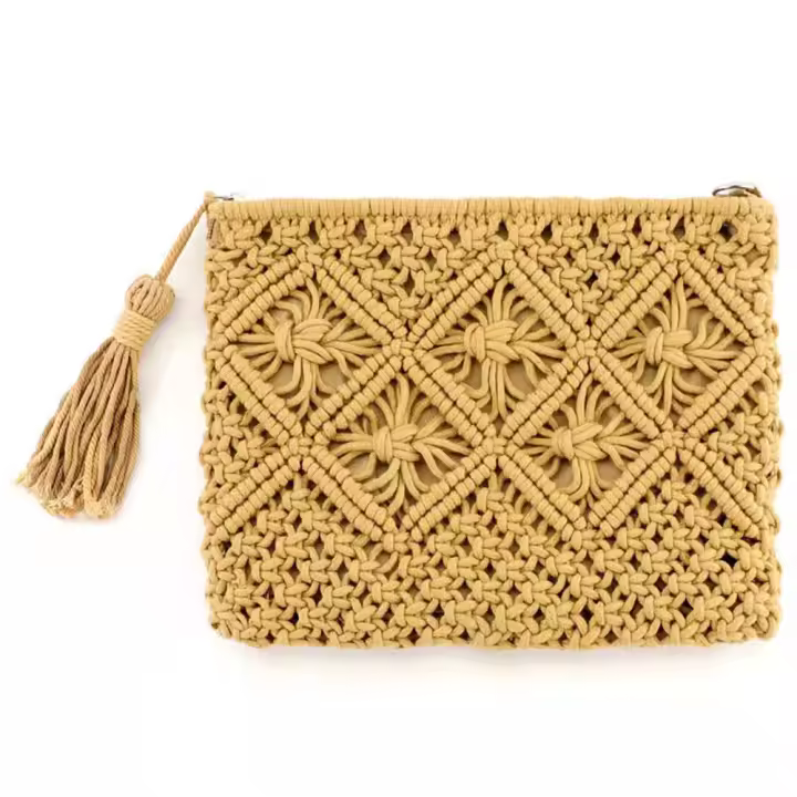 Bolso bandolera pequeño de paja para Mujer - 1