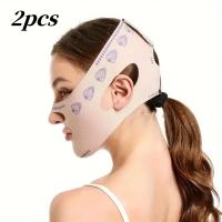 Máscara De Piel V Shaped Para Modelado Facial Y Reducción De Doble Mentón Herramienta De Levantamiento Facial Reutilizable Belleza Y Cuidado De La Piel - details 10