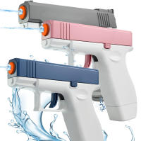 Pistola De Agua Automática Para El Verano Juguete De Playa Para Niños Y Adultos Sin Electricidad Alta Presión Disparo Rápido - details 0