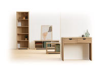 CONSOLA DE DOS CAJONES EFECTO MADERA NATURAL MARCA 5 FIVE - details 1