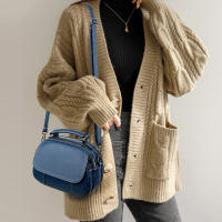 Bolso De Hombro Para Mujer Lujo Con Doble Cremallera Cuero PU Suave Bolso Cruzado Con Teléfono Monedero Clutch De Moda Estilo Mariposa - details 3