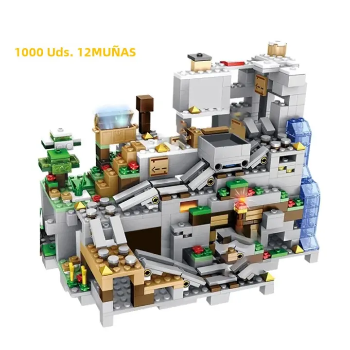 Juguetes De Construcción De Bloques 1000pcs Para Niños Modelo De Pueblo En La Granja Regalo De Navidad Bloques Pequeños Compatible Con Lego Material Plástico - 1