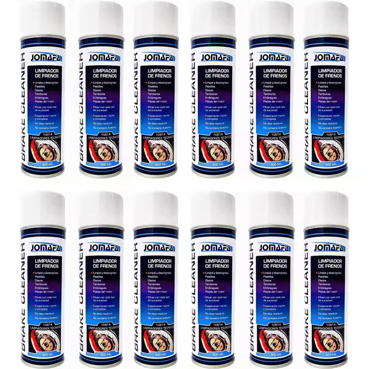 JOMAFA - PACKS X12 SPRAY LIMPIADOR DE FRENOS "LIMPIAFRENOS", 500ML. - 10814X12 - 1
